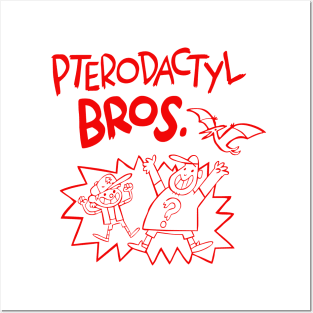 Pterodactyl bros Posters and Art